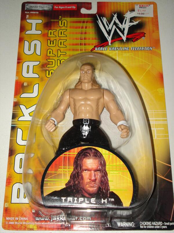 2000 WWF Jakks Pacific Backlash Series 2 Triple H [Exclusive] Action & Toy Figures PWcatalog