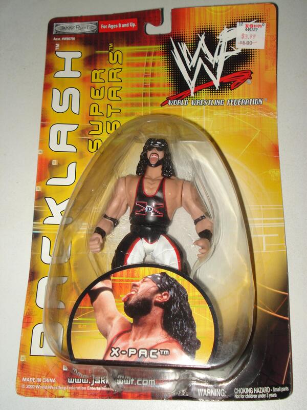 2000 WWF Jakks Pacific Backlash Series 2 X-Pac [Exclusive] Action & Toy Figures PWcatalog