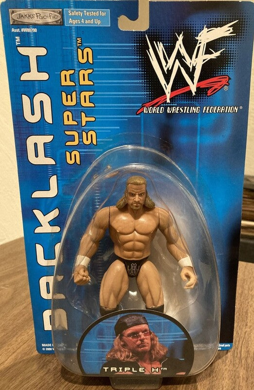 2001 WWF Jakks Pacific Backlash Series 3 Triple H [Exclusive] Action & Toy Figures PWcatalog