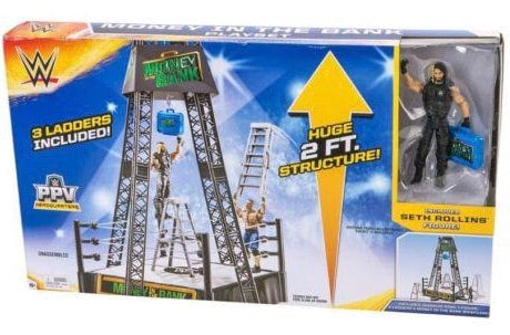 WWE Mattel Money in the Bank Playset [With Seth Rollins] Action & Toy Figures PWcatalog