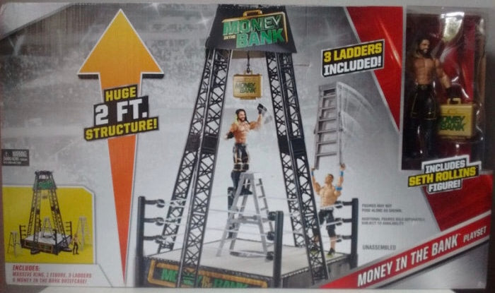 WWE Mattel Money in the Bank Playset [With Seth Rollins]