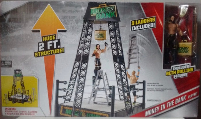 WWE Mattel Money in the Bank Playset [With Seth Rollins] Action & Toy Figures PWcatalog