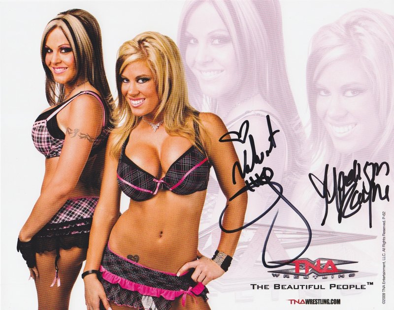 2009 TNA Beautiful People P-62 (signed) 