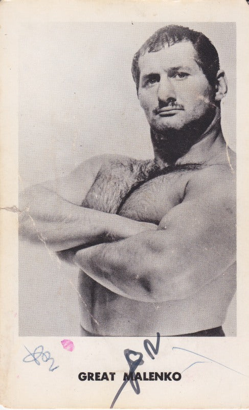 Great Malenko Boyd Pierce 3.5x5" Promo Photo PWcatalog