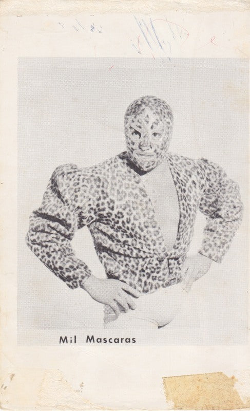 Mil Mascaras Boyd Pierce 3.5x5" Promo Photo PWcatalog
