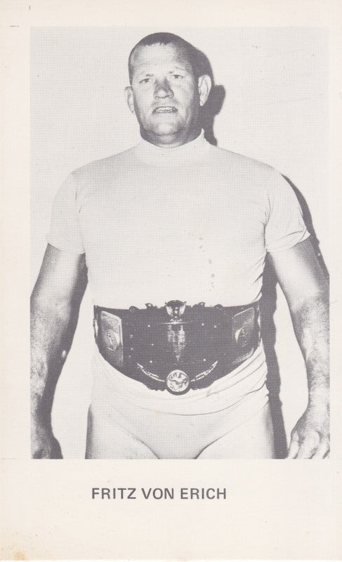 Fritz Von Erich Boyd Pierce 3.5x5" Promo Photo