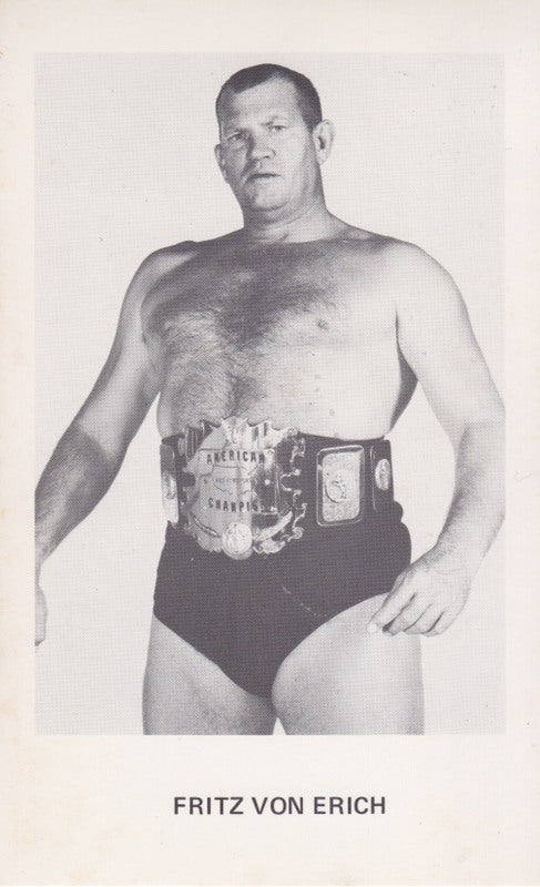 Fritz Von Erich Boyd Pierce 3.5x5" Promo Photo PWcatalog