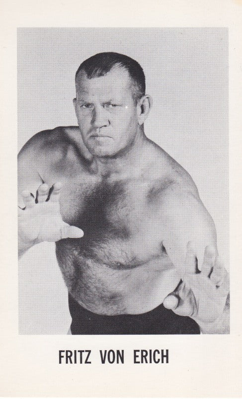 Fritz Von Erich Boyd Pierce 3.5x5" Promo Photo