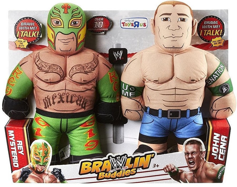 WWE Mattel Brawlin' Buddies Exclusives Rey Mysterio & John Cena [Exclusive] Action & Toy Figures PWcatalog