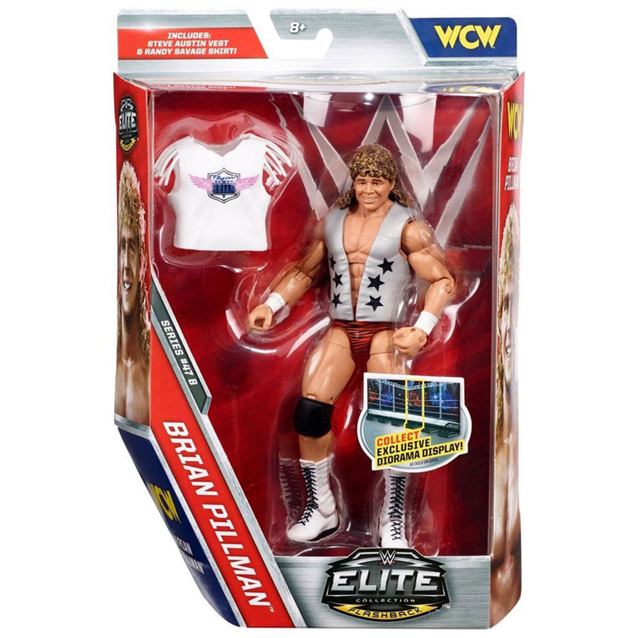WWE Mattel Elite Collection Series 47B Brian Pillman Action & Toy Figures PWcatalog