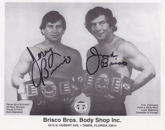 Brisco Brothers Body Shop promo (signed by both) b/w