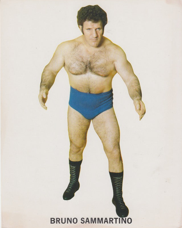 1980's WWF Bruno Sammartino Promo Photo PWcatalog