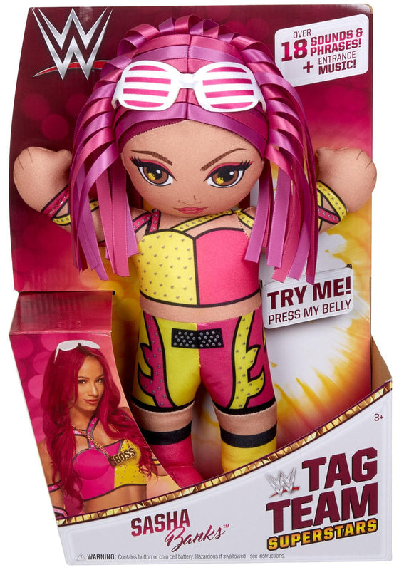 WWE Mattel Superstar Fashions Tag Team Superstars Sasha Banks Action & Toy Figures PWcatalog