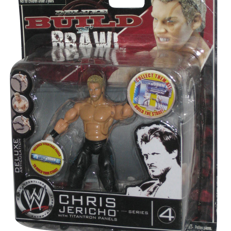 WWE Jakks Pacific Deluxe Build 'N' Brawl 4 Chris Jericho Action & Toy Figures PWcatalog