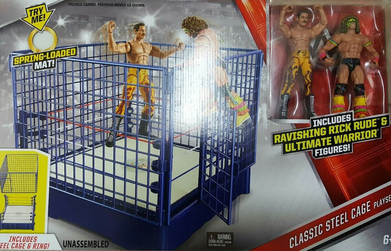 WWE Mattel Classic Steel Cage Playset [Exclusive] Action & Toy Figures PWcatalog