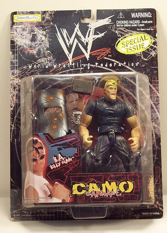 1999 WWF Jakks Pacific Camo Carnage Special Issue B.A. Billy Gunn
