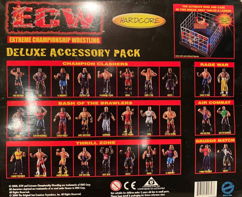 ECW OSFTM Unreleased Lance Storm, Sabu, Rob Van Dam, Justin Credible, Tommy Dreamer & Raven [Unreleased] Action & Toy Figures PWcatalog