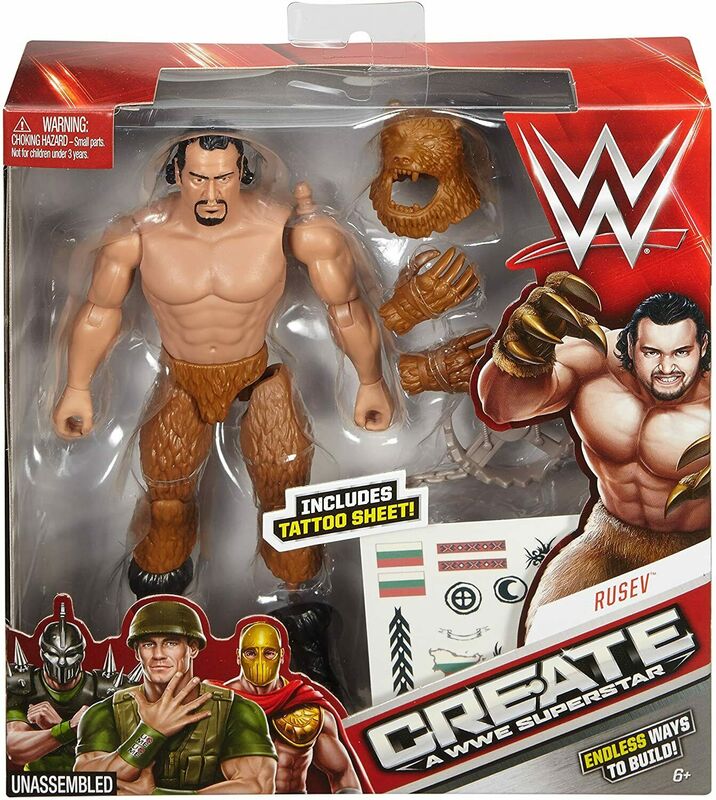 WWE Mattel Create a WWE Superstar 2 Rusev Action & Toy Figures PWcatalog