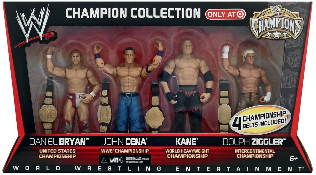 WWE Mattel Champions Collection: Daniel Bryan, John Cena, Kane & Dolph Ziggler [Exclusive]