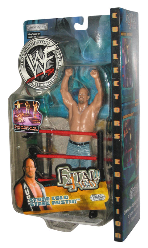 2002 WWE Jakks Pacific Fatal Four Way Series 2 Stone Cold Steve Austin Action & Toy Figures PWcatalog