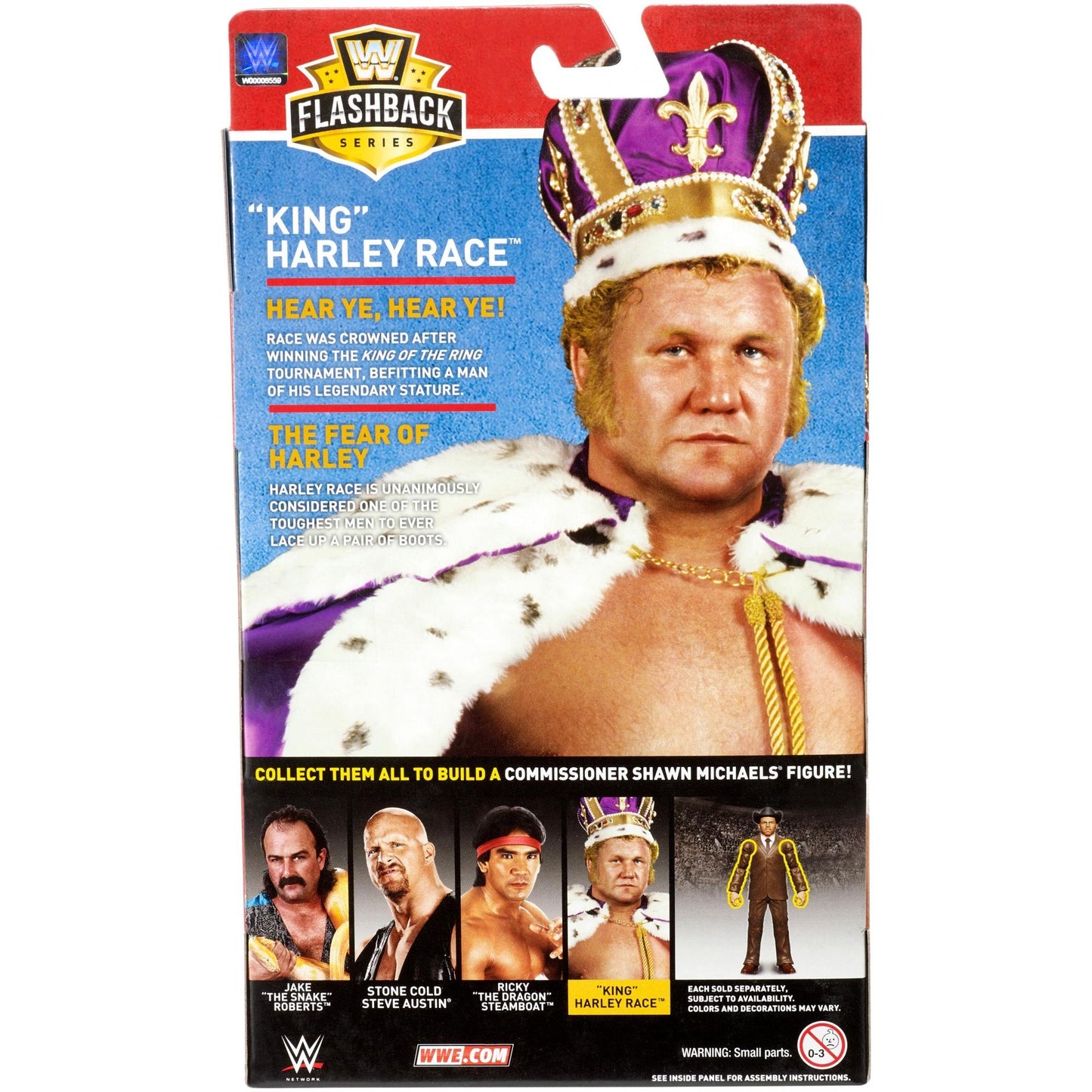 WWE Mattel Flashback Series 3 "King" Harley Race [Exclusive]