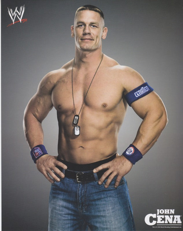 2009 John Cena WWE Promo Photo