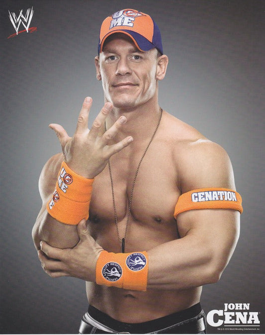 2010 John Cena WWE Promo Photo