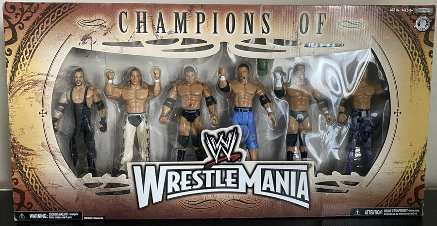 WWE Jakks Pacific Champions of WrestleMania [With Undertaker, Shawn Michaels, Batista, John Cena, Triple H & Edge] Action & Toy Figures PWcatalog