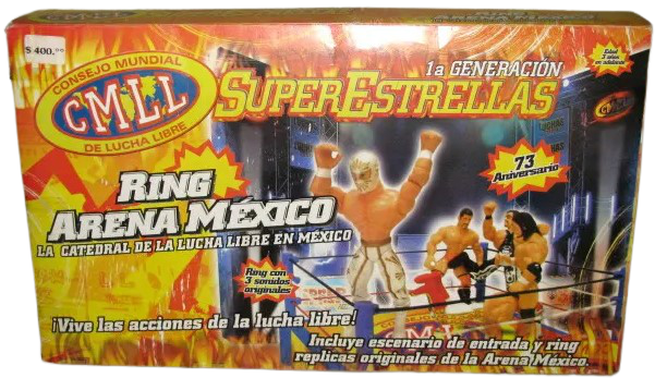 CMLL Hag Distribuidoras Super Estrellas Wrestling Rings & Playsets: Ring Arena Mexico Series 1: La Catedral de la Lucha Libre en Mexico