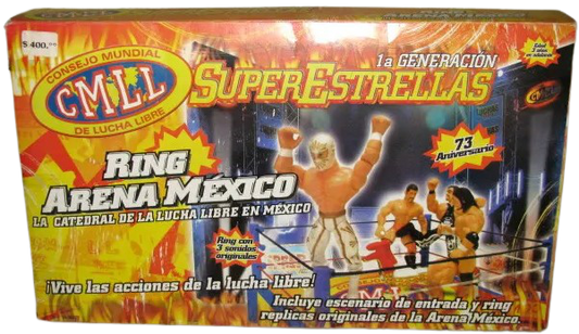 CMLL Hag Distribuidoras Super Estrellas Wrestling Rings & Playsets: Ring Arena Mexico Series 1: La Catedral de la Lucha Libre en Mexico