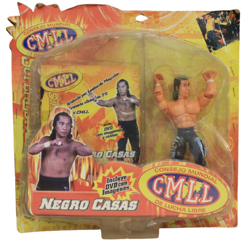 CMLL Hag Distribuidoras 6.5" Super Estrellas 1 Negro Casas [With DVD]