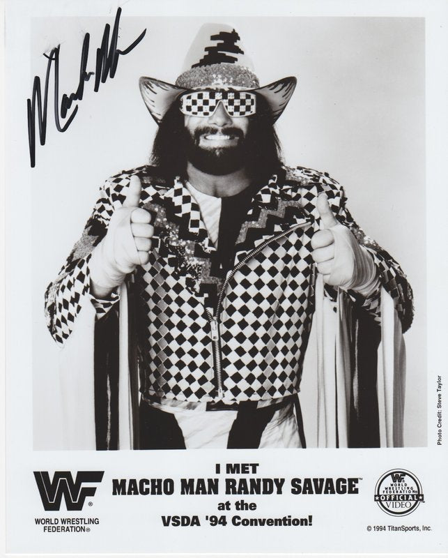 1994 Macho Man Randy Savage (signed) Coliseum Video PWcatalog