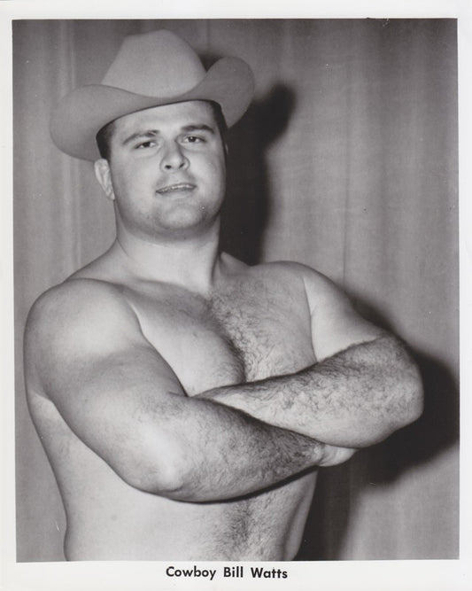 1970s Mid-South Cowboy Bill Watts Promo Photo