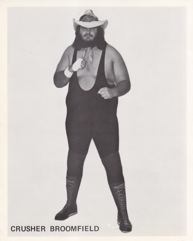 1980s ICW Crusher Broomfield (One Man Gang) Vintage Promo Photo