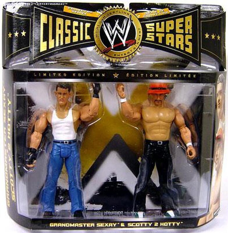 WWE Jakks Pacific Classic Superstars 2-Packs 10 Grandmaster Sexay & Scotty 2 Hotty