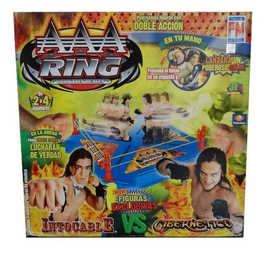 AAA Fotorama Estelares Wrestling Rings & Playsets: AAA Ring [With Intocable & Cibernetico]