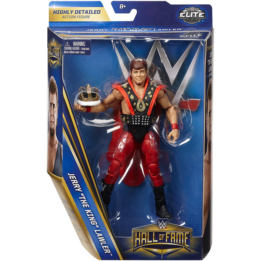WWE Mattel Hall of Fame 4 Jerry "The King" Lawler [Exclusive] Action & Toy Figures PWcatalog