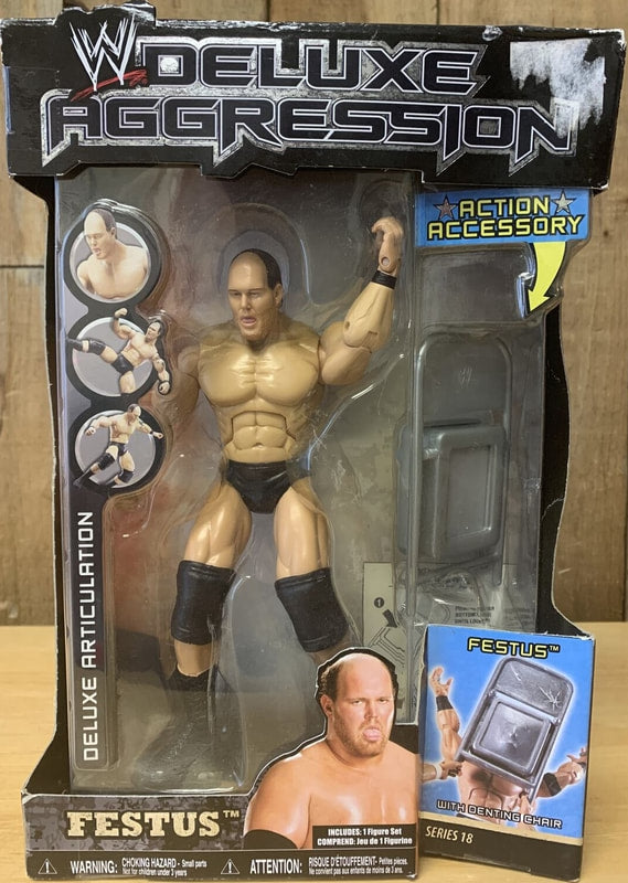 WWE Jakks Pacific Deluxe Aggression 18 Festus