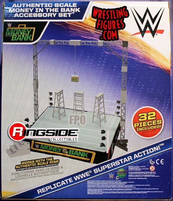 WWE Wicked Cool Toys Authentic Scale Money in the Bank Accessory Set [Exclusive] Action & Toy Figures PWcatalog