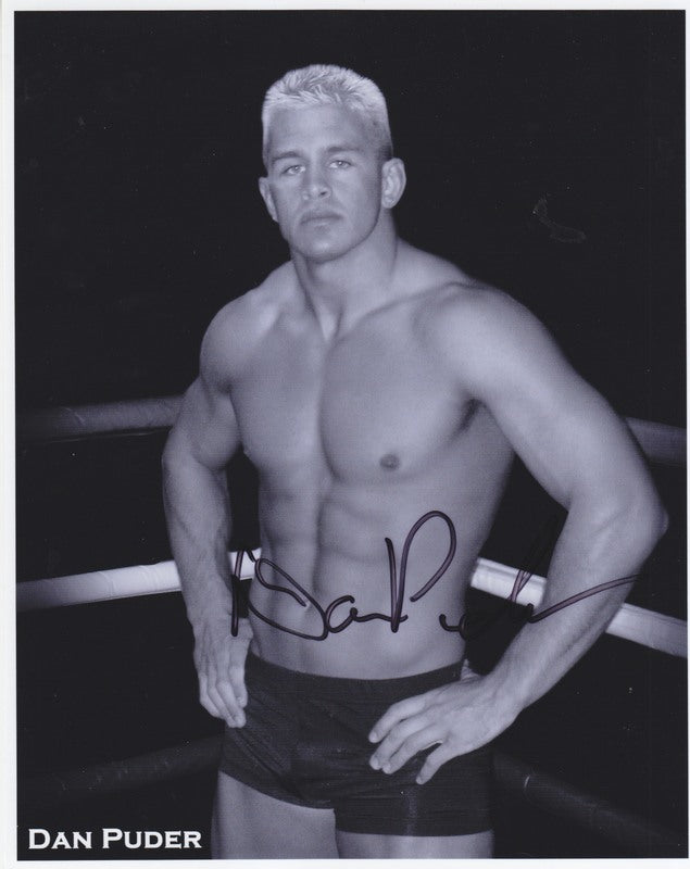 2004 Tough Enough winner Dan Puder (signed) b/w PW Catalog