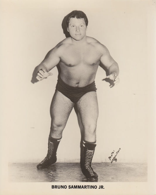 1980s WWF Bruno (David) Sammartino Jr. Vintage Promo Photo