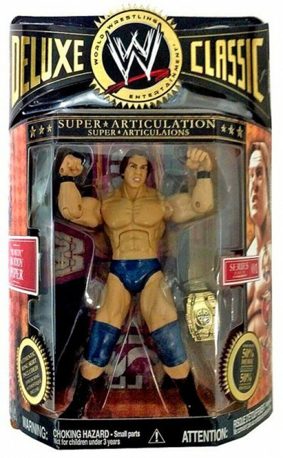WWE Jakks Pacific Deluxe Classic Superstars 1 "Rowdy" Roddy Piper [With Black Wrist Tape] Action & Toy Figures PWcatalog
