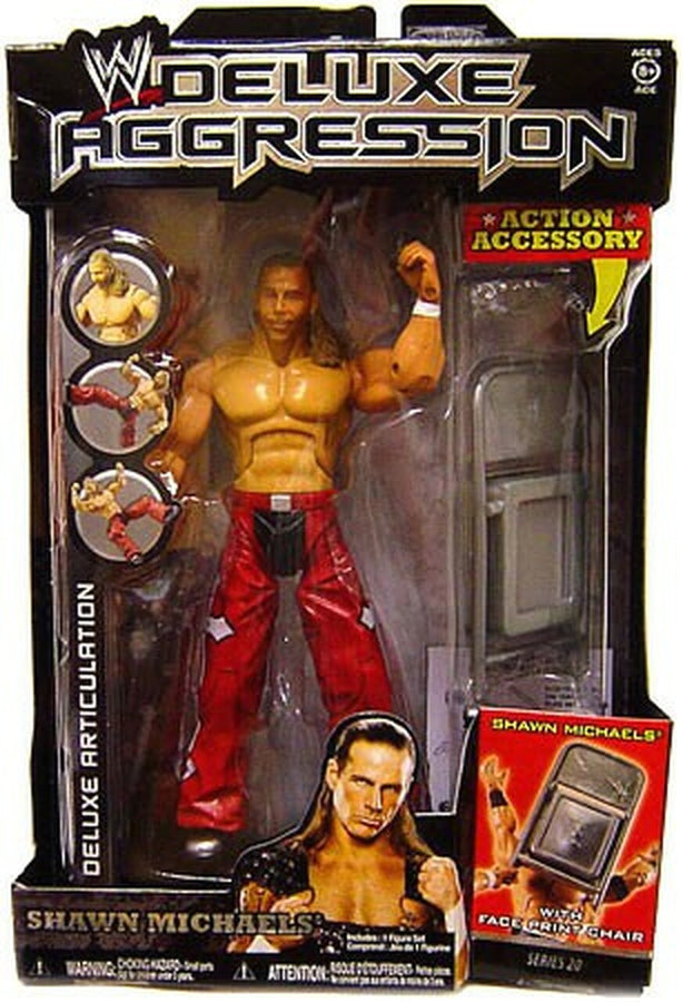 WWE Jakks Pacific Deluxe Aggression 20 Shawn Michaels [With Painted Belt Buckle] Action & Toy Figures PWcatalog