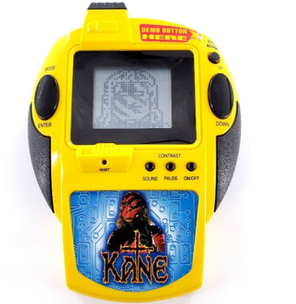 Reality Fighters WWF Kane Electronic Handheld w/ Clip Cable PWcatalog