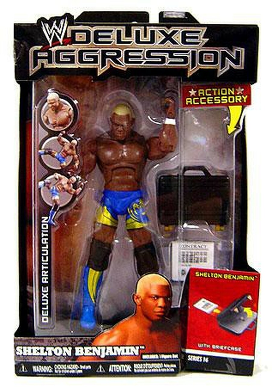 WWE Jakks Pacific Deluxe Aggression 16 Shelton Benjamin