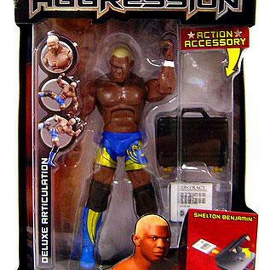 WWE Jakks Pacific Deluxe Aggression 16 Shelton Benjamin Action & Toy Figures PWcatalog
