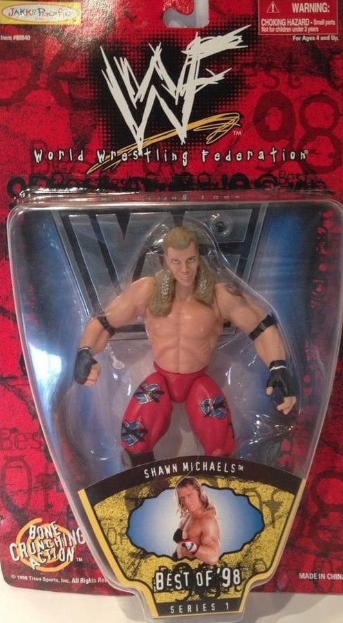 1998 WWF Jakks Pacific Best of 1998 Series 1 Shawn Michaels [Exclusive] Action & Toy Figures PWcatalog