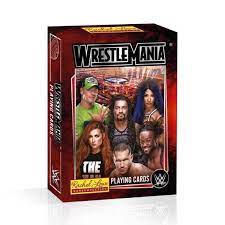 WWE wrestlemania Playing cards