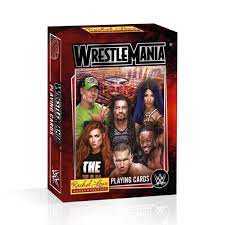 WWE wrestlemania Playing cards PWcatalog