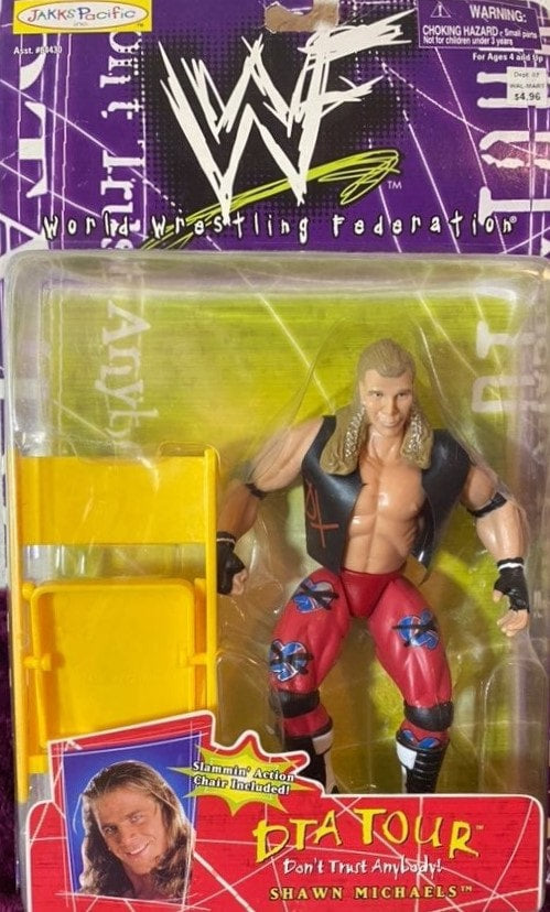 1999 WWF Jakks Pacific DTA Tour Series 1 Shawn Michaels [Exclusive] Action & Toy Figures PWcatalog